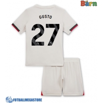 Fotballdrakt Barn Chelsea Malo Gusto #27 Bortedraktsett 2025-26 Kortermet (+ Korte bukser)